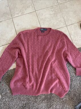 Polo by Ralph Lauren Dusty Rose Cashmere Sweater
